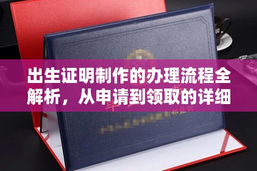 勐海出生证明制作的办理流程全解析，从申请到领取的详细指南
